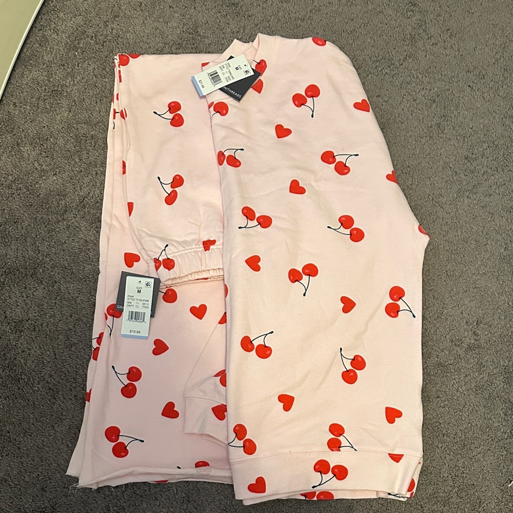 Target Pink Cherry and Heart Lounge Set